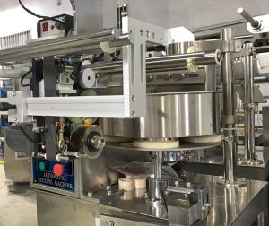 Vertical series packaging machine
